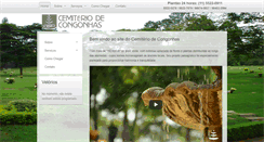 Desktop Screenshot of cemiteriocongonhas.com.br