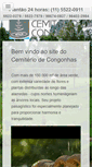 Mobile Screenshot of cemiteriocongonhas.com.br